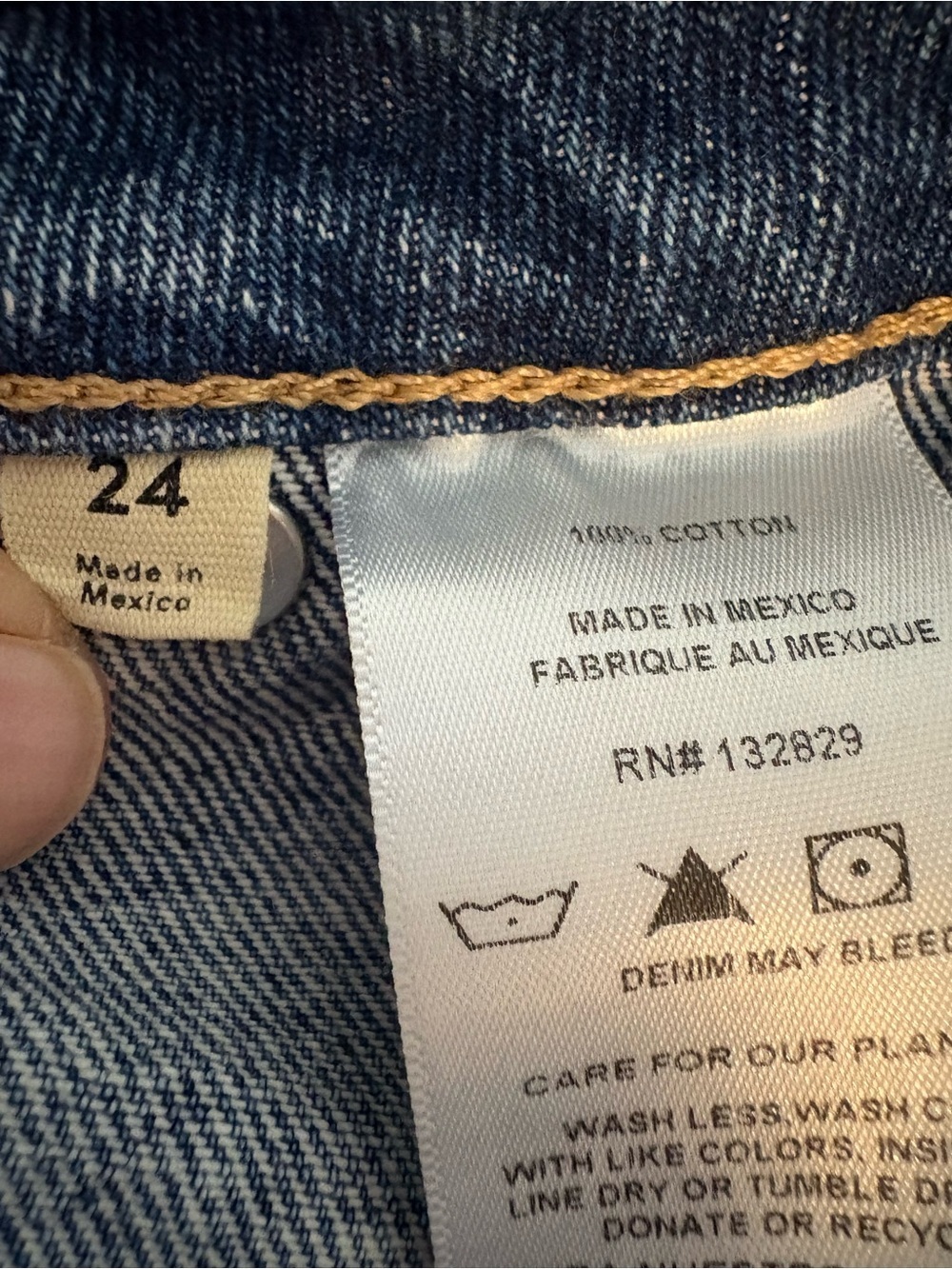 NEW GRLFRND Paola High Rise Barrel Leg Jeans Size 24 In Eaton Canyon - Picture 9 of 11